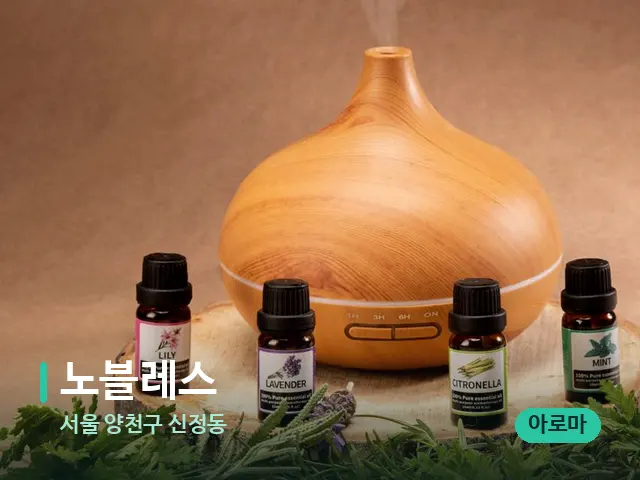 서울 양천구 신정동 노블레스 — 아로마 오일을 쓰는 관리 장면